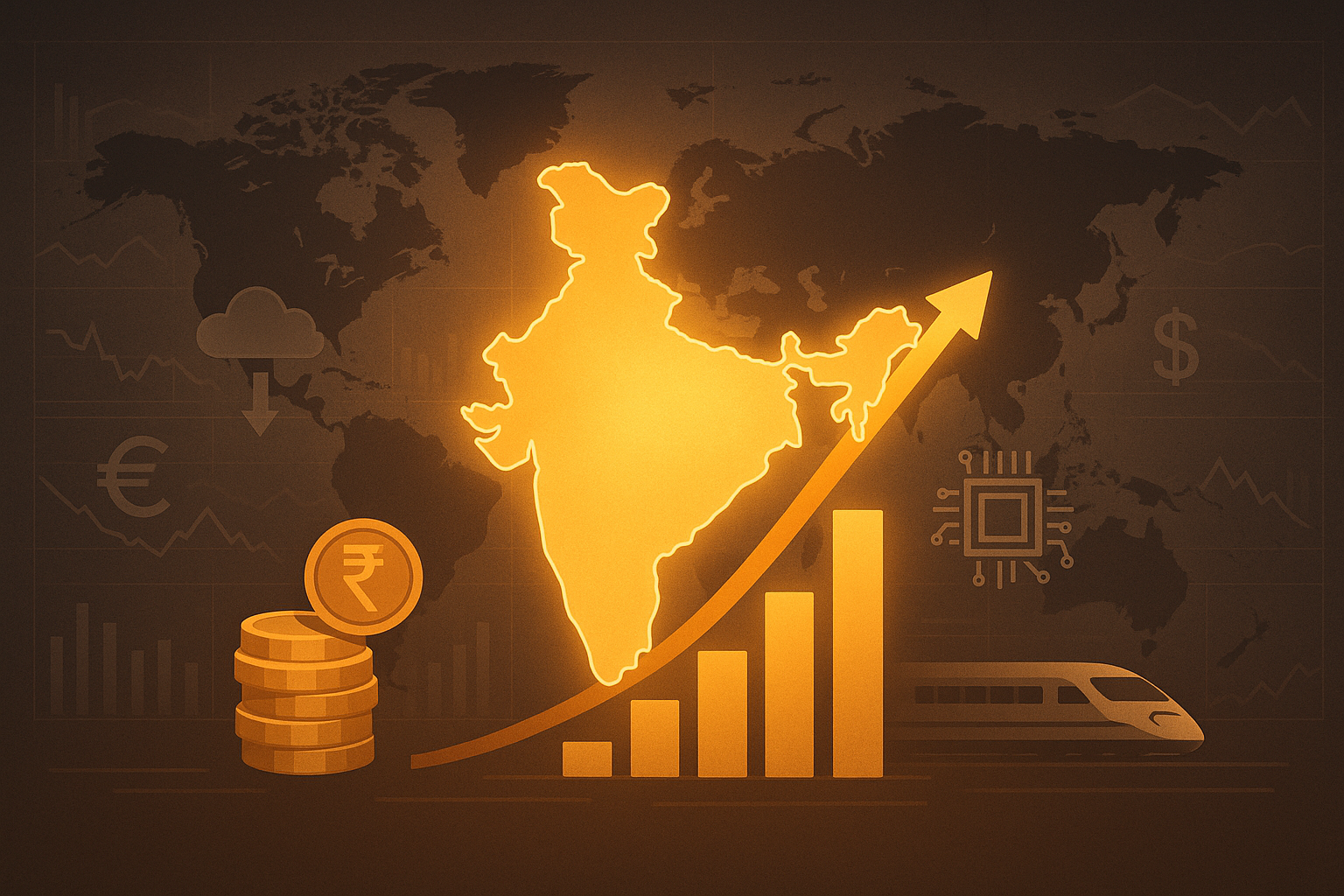 India estimated to face slower growth, yet leads developing economies