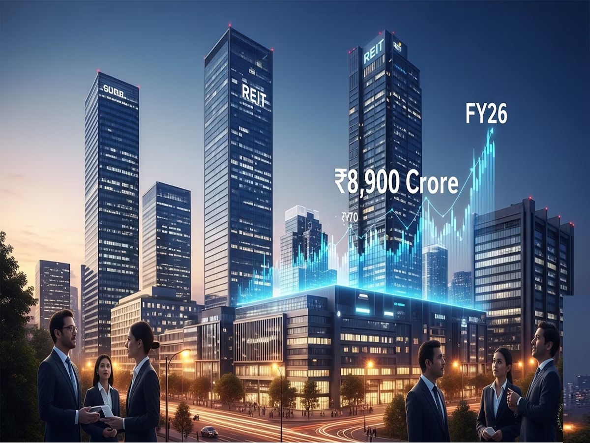 India’s five listed REITs distribute over Rs 8,900 crore to unitholders in FY26