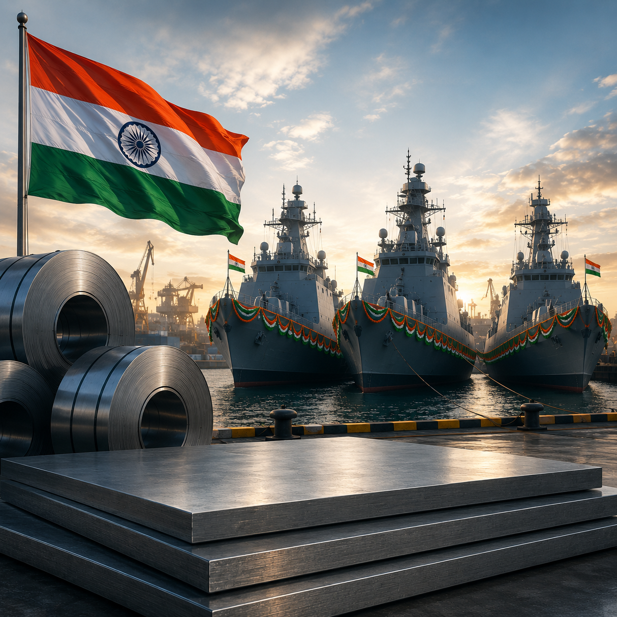 SAIL Powers Navy’s New Warships