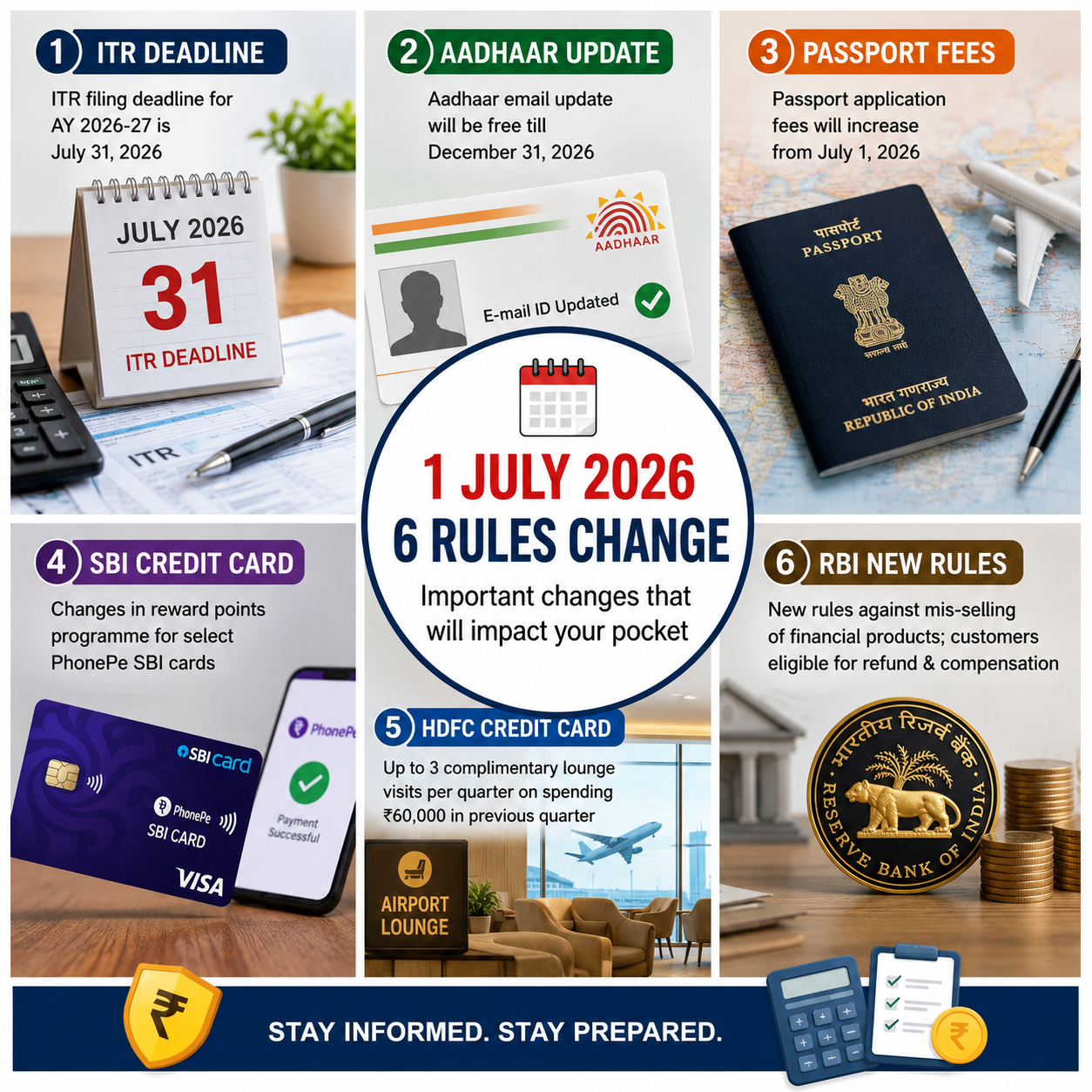 6 Financial Rule change 1 july
