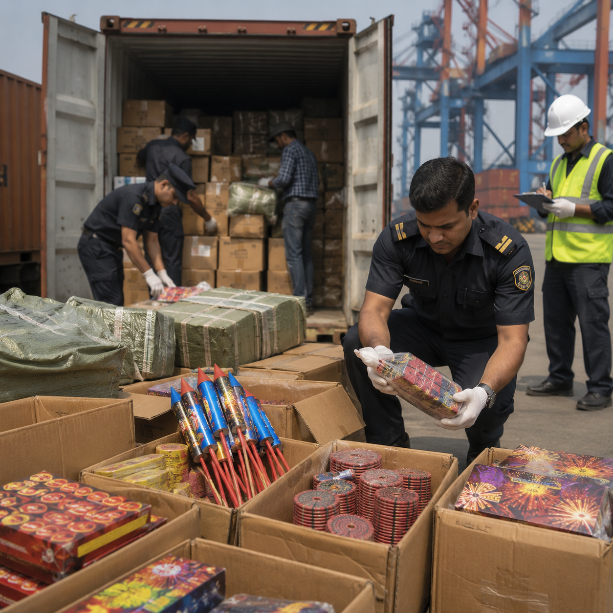 DRI Busts Firecracker Smuggling