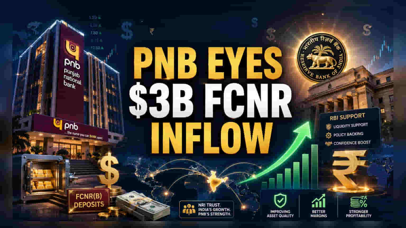 PNB Targets Up to $3 Billion FCNR Deposits After RBI Reforms, Expects Boost to Margins and Earnings
