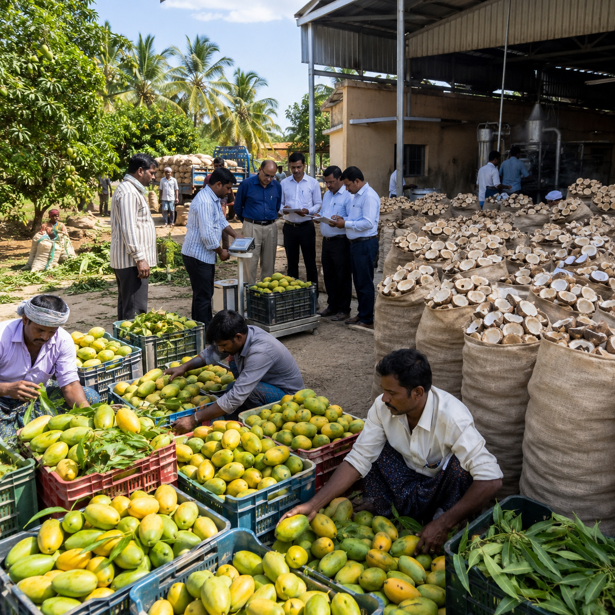 Centre Approves MSP, MIS Procurement for Copra & Totapuri Mango