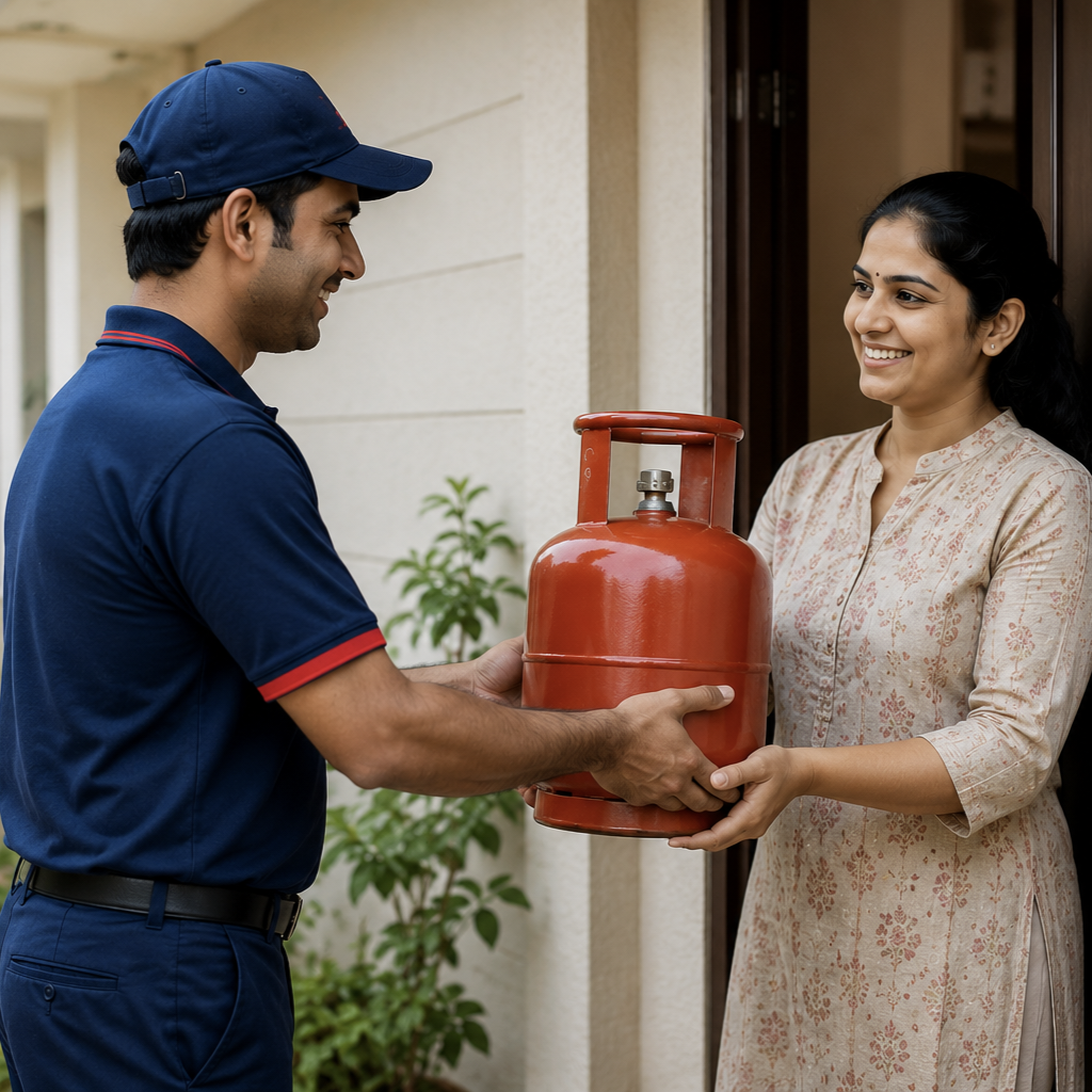 5kg LPG Cylinder Home Delivery Costs Extra ₹25