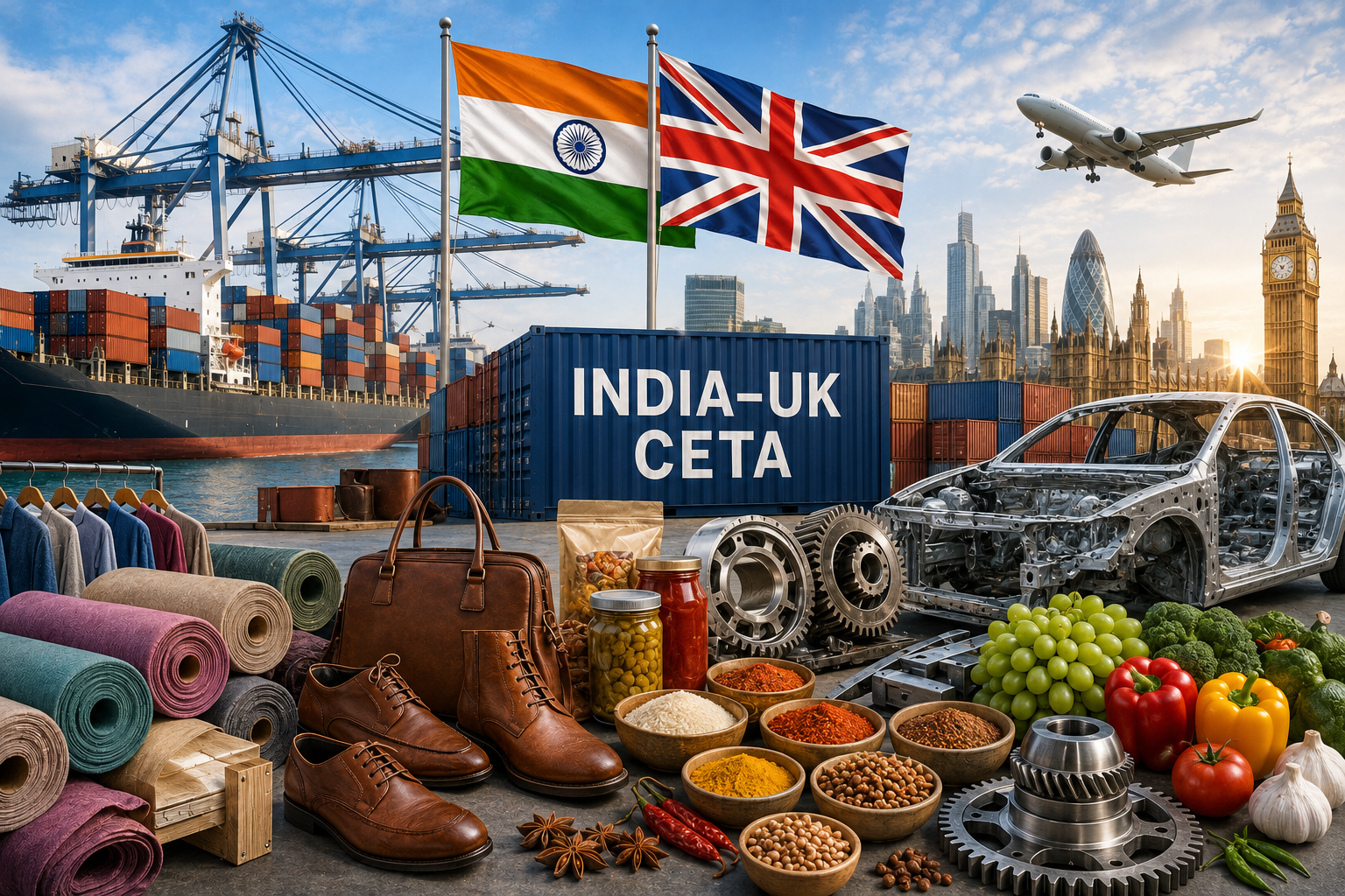 India–UK CETA: Sectoral Export Opportunities for India