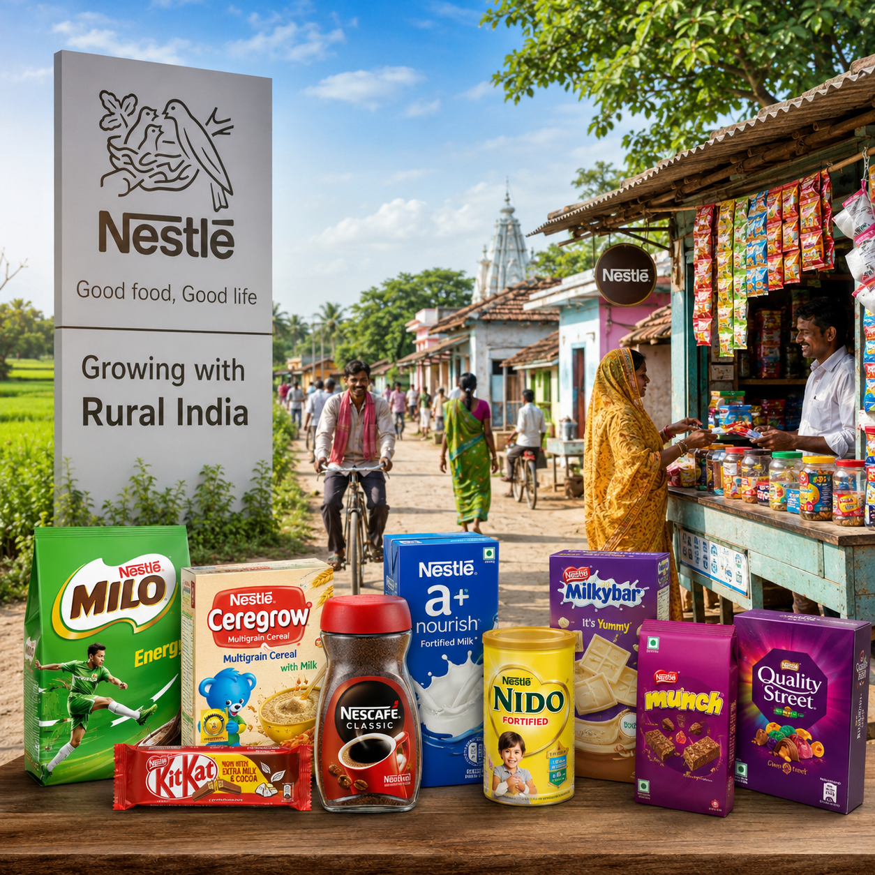 Nestlé Bets on Rural India