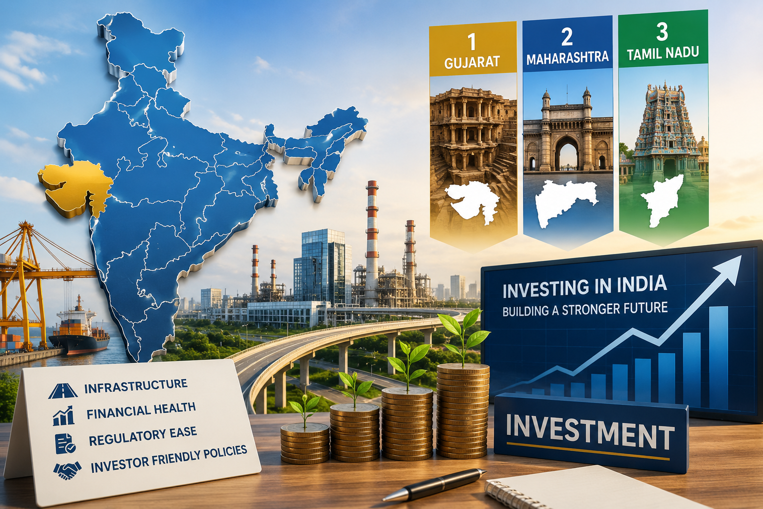 Gujarat Tops Investment Friendliness Index