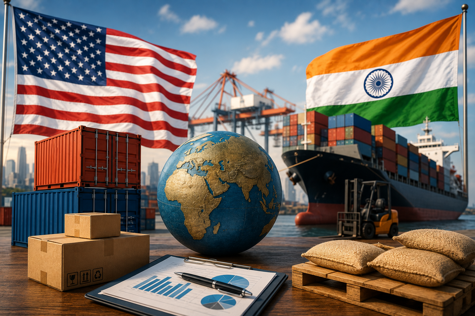 US Cuts India Tariff Rate