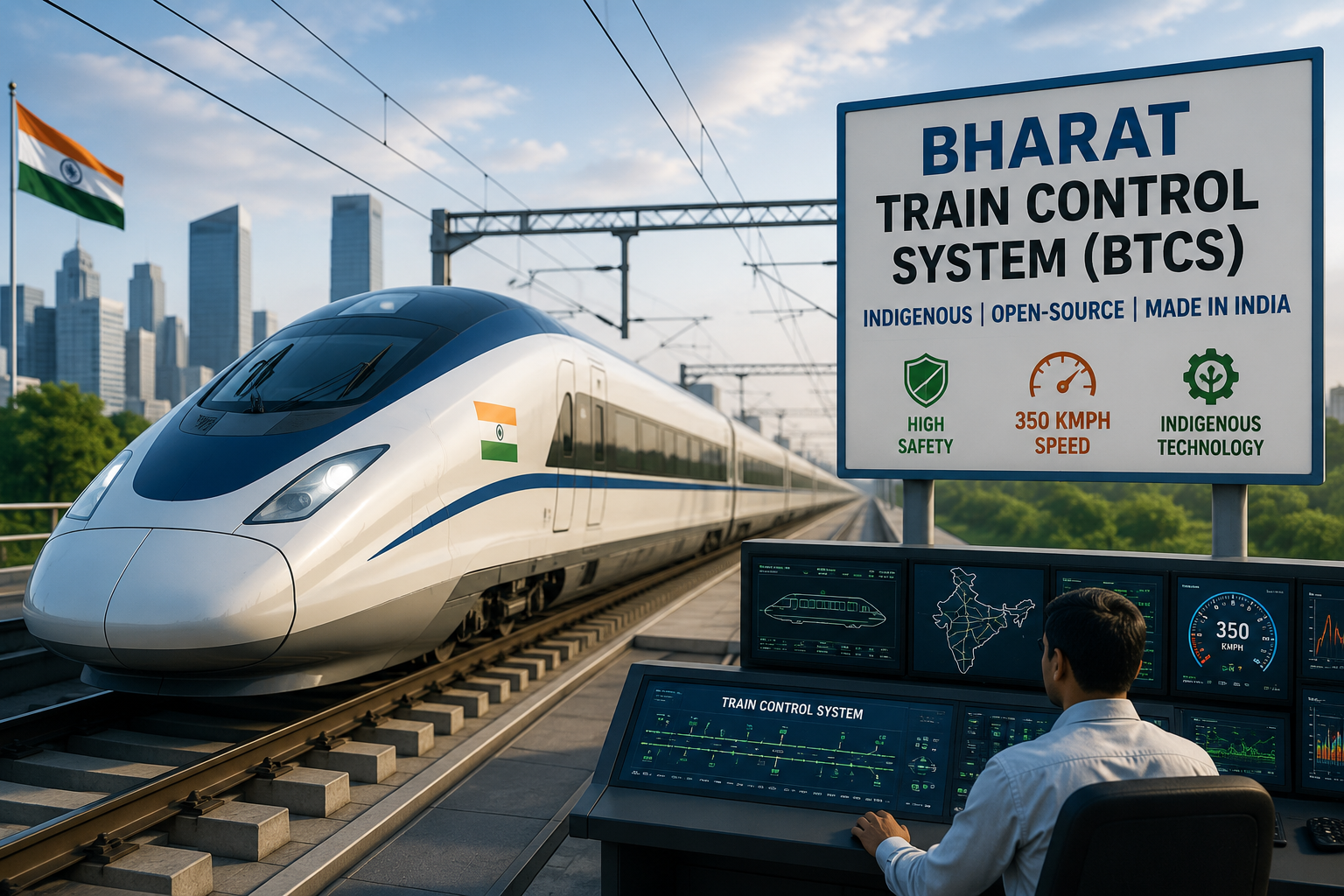 India Builds Bullet Train Brain