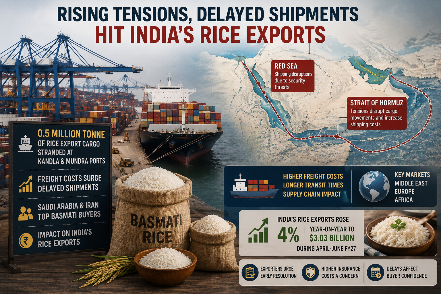 Shipping Crisis Hits Rice