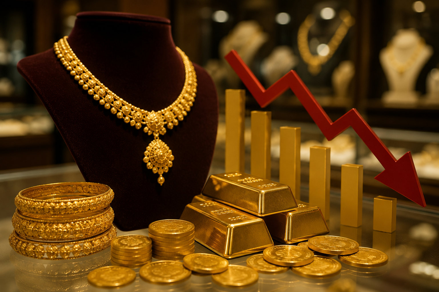 India’s Gold Demand Slips 6%