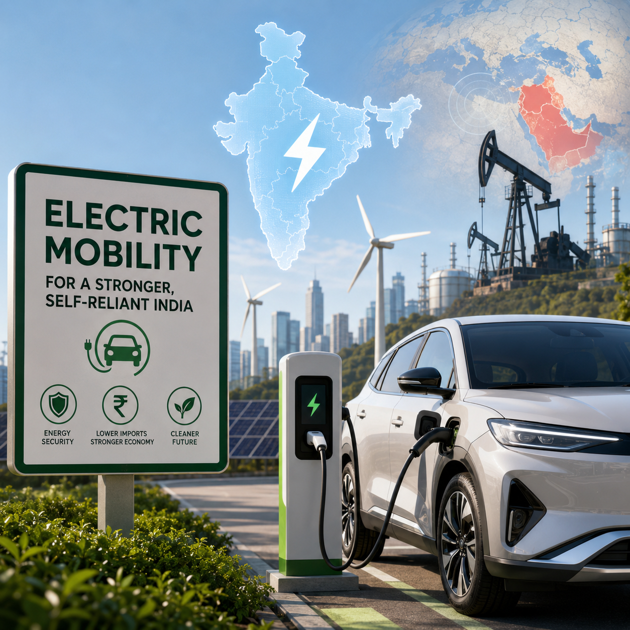 West Asia Crisis Boosts India’s EV Push
