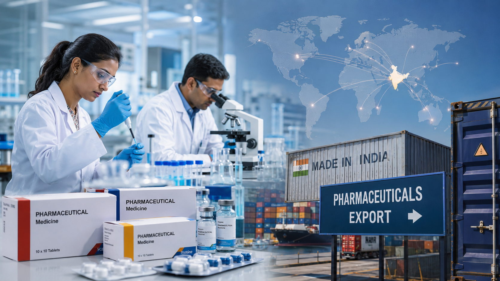 Modi Pushes Global Pharma Ambition