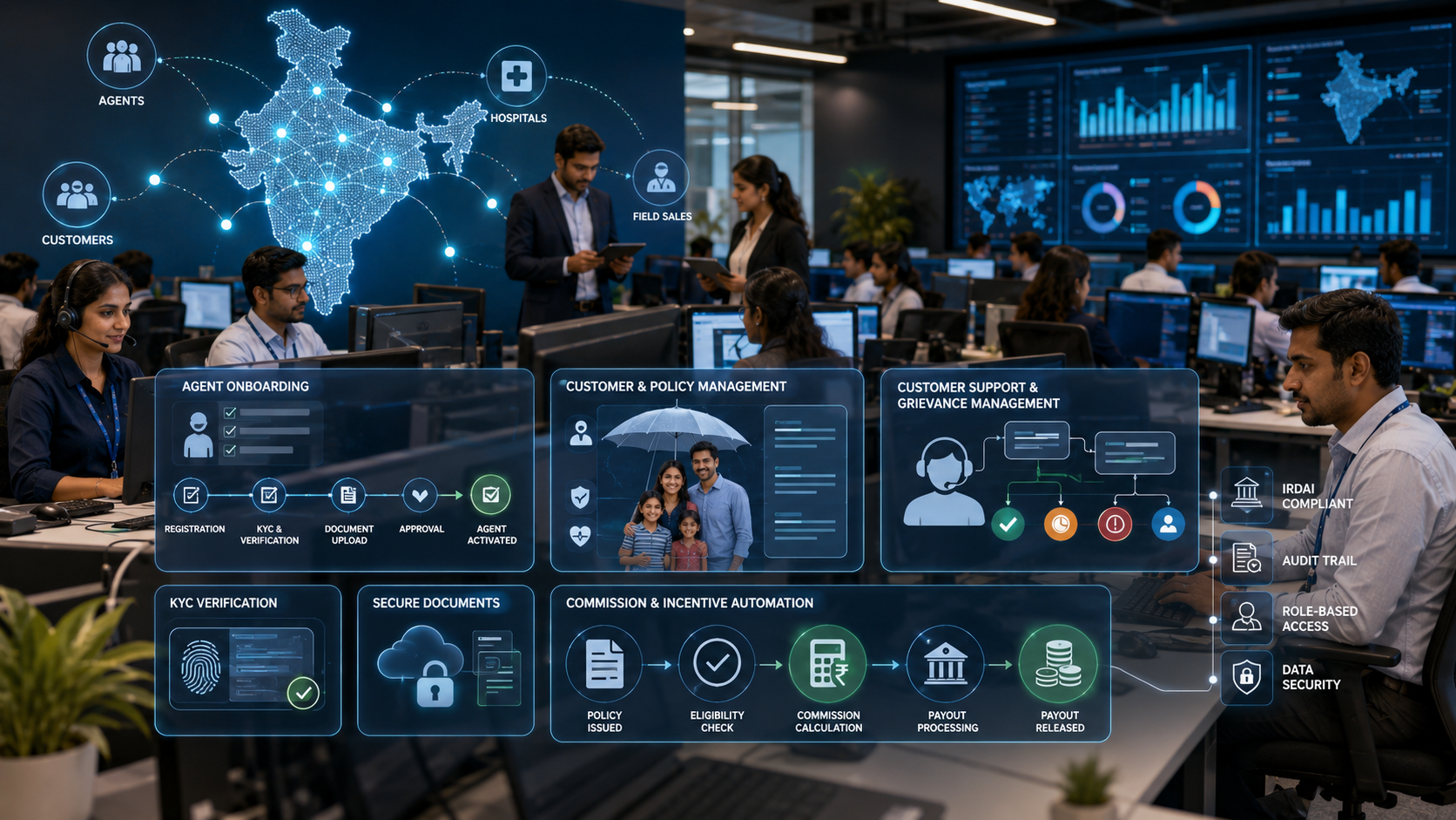 Galaxy Health, Zoho Build Insurance Platform