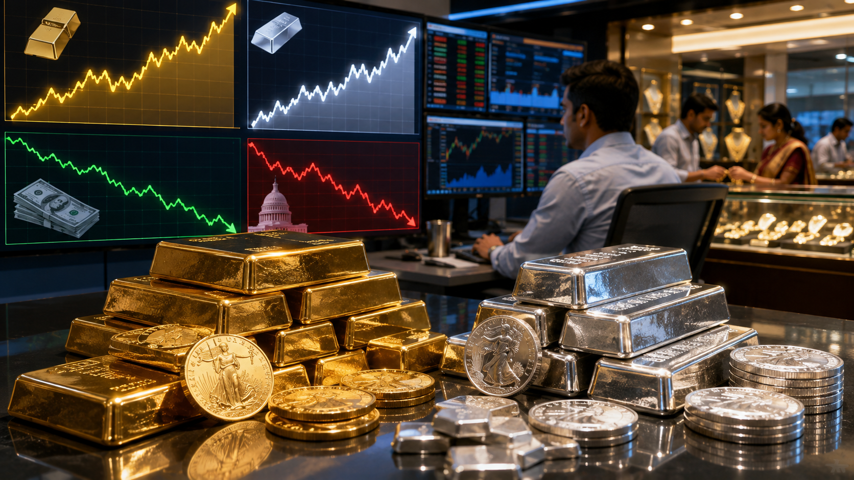 Gold Hits 3-Month High at ₹1.62 Lakh