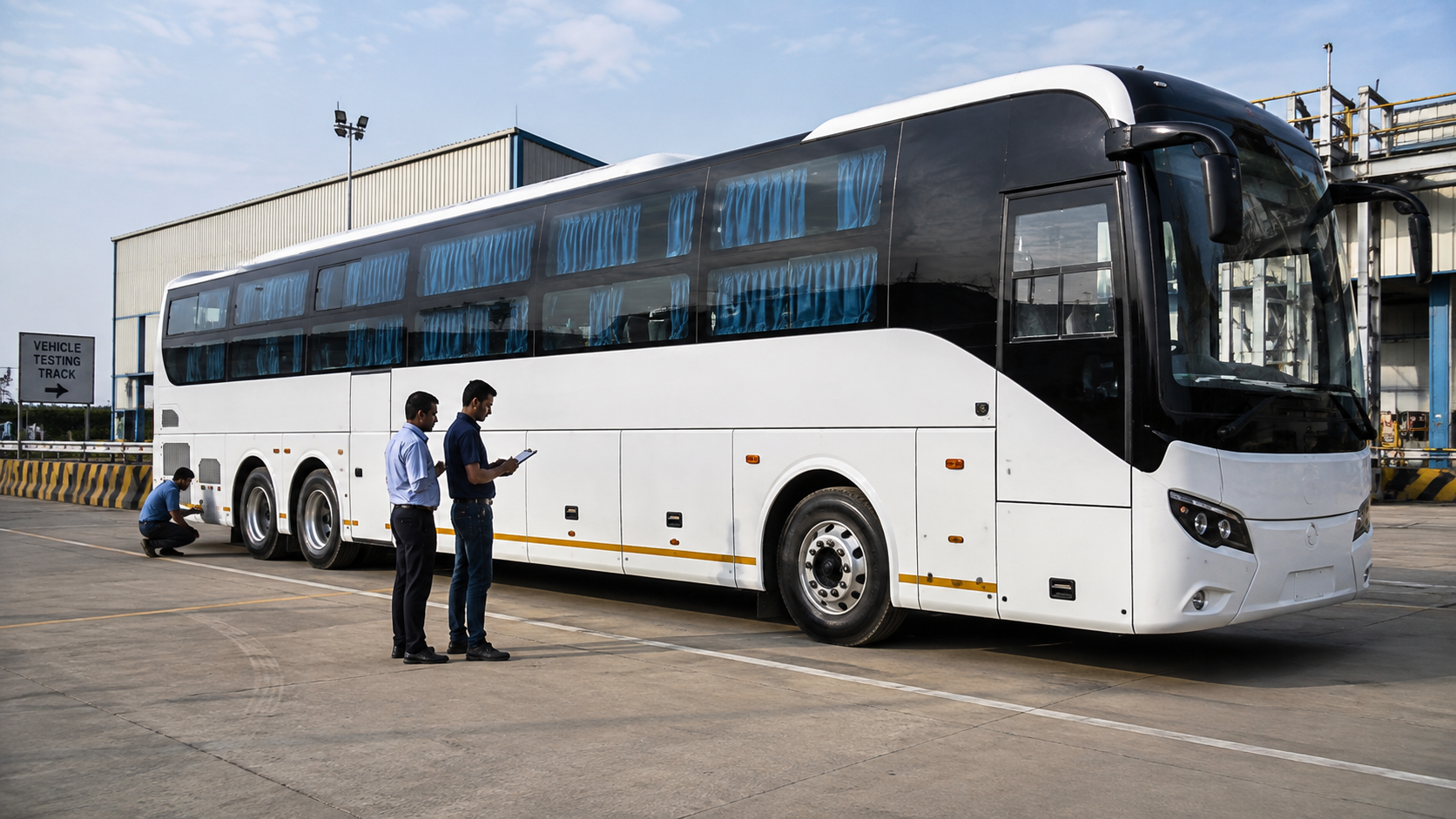 ICAT Certifies 15-Metre Sleeper Bus
