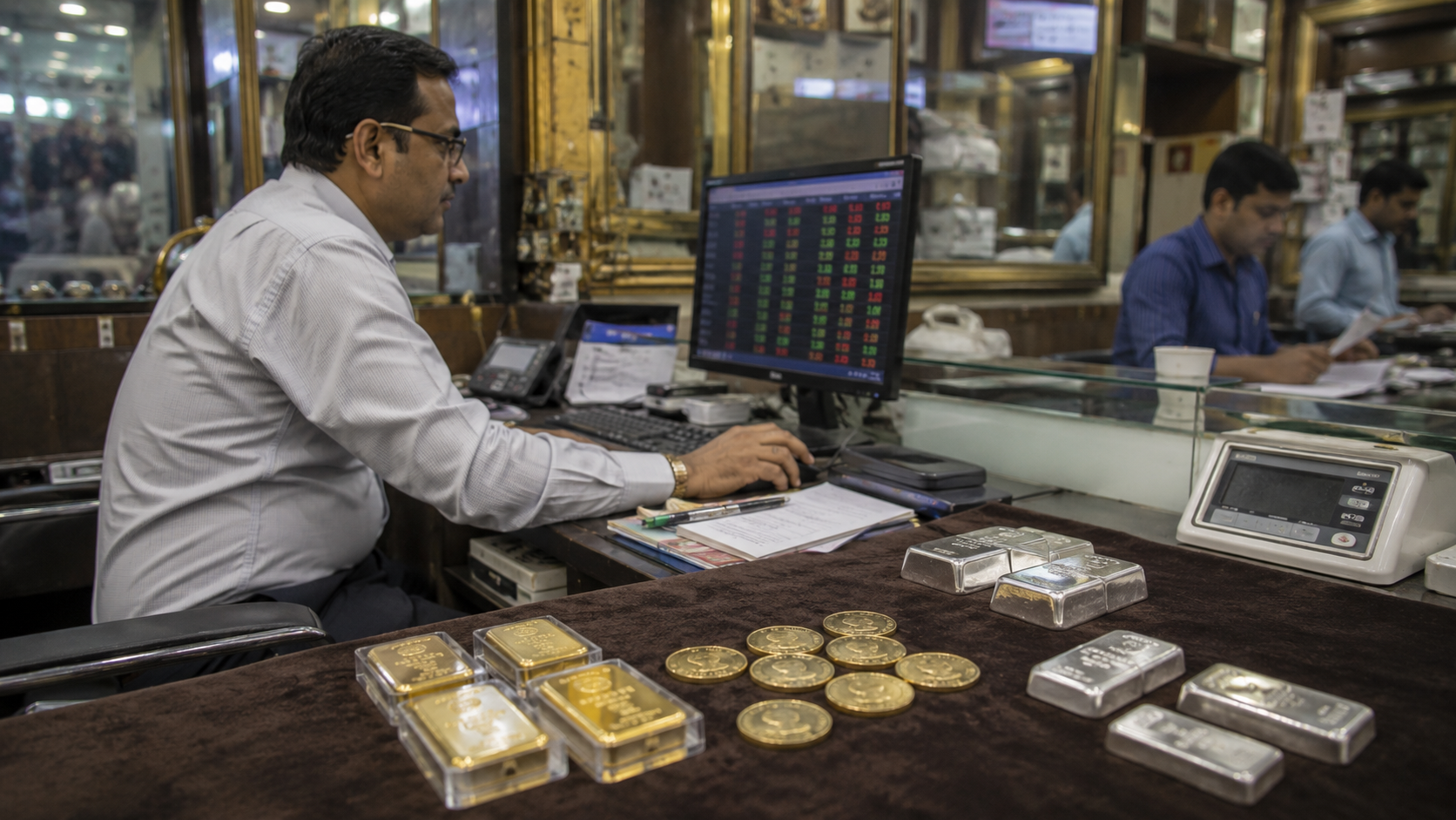 Gold, Silver Prices Ease