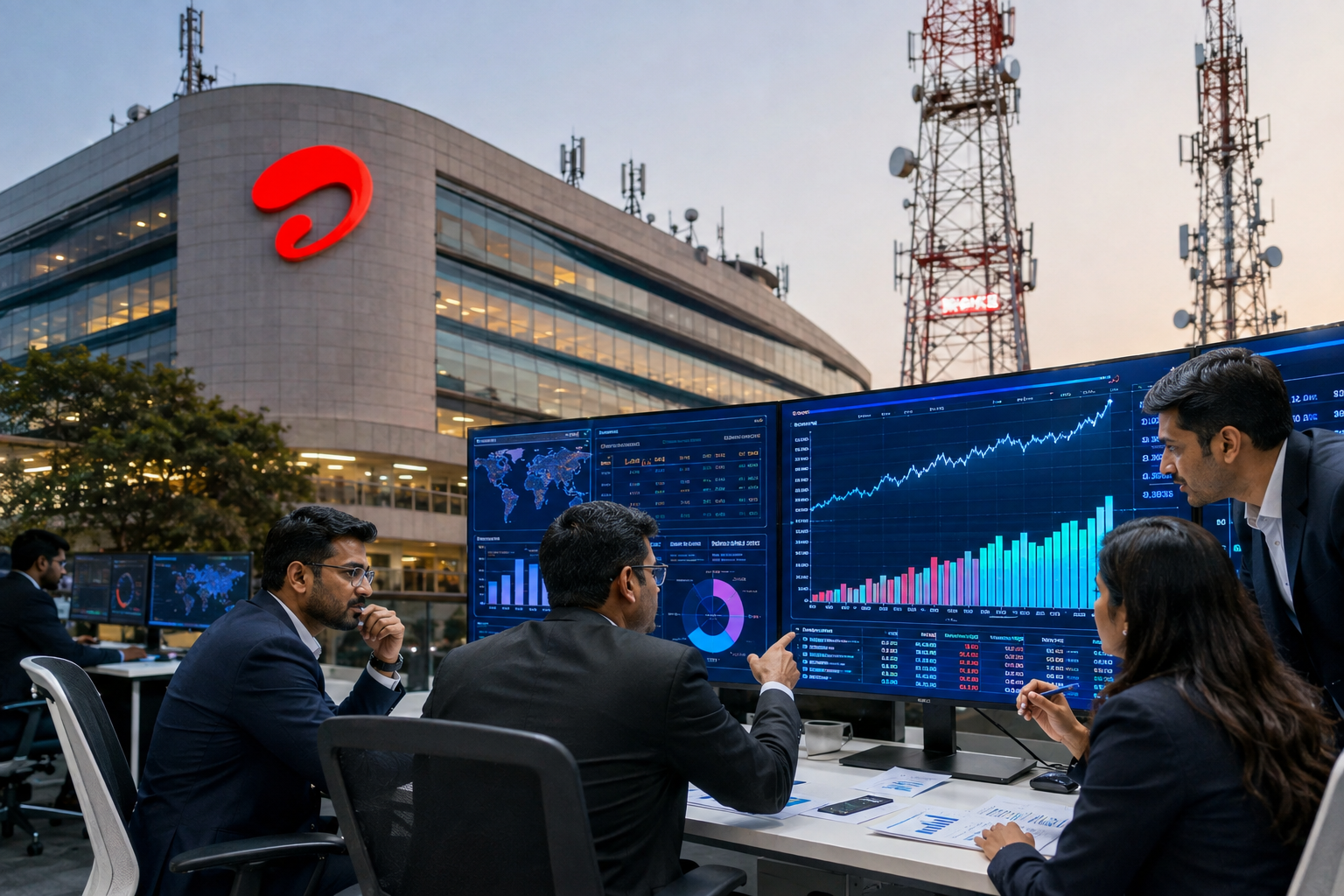 Bharti Airtel Profit Climbs