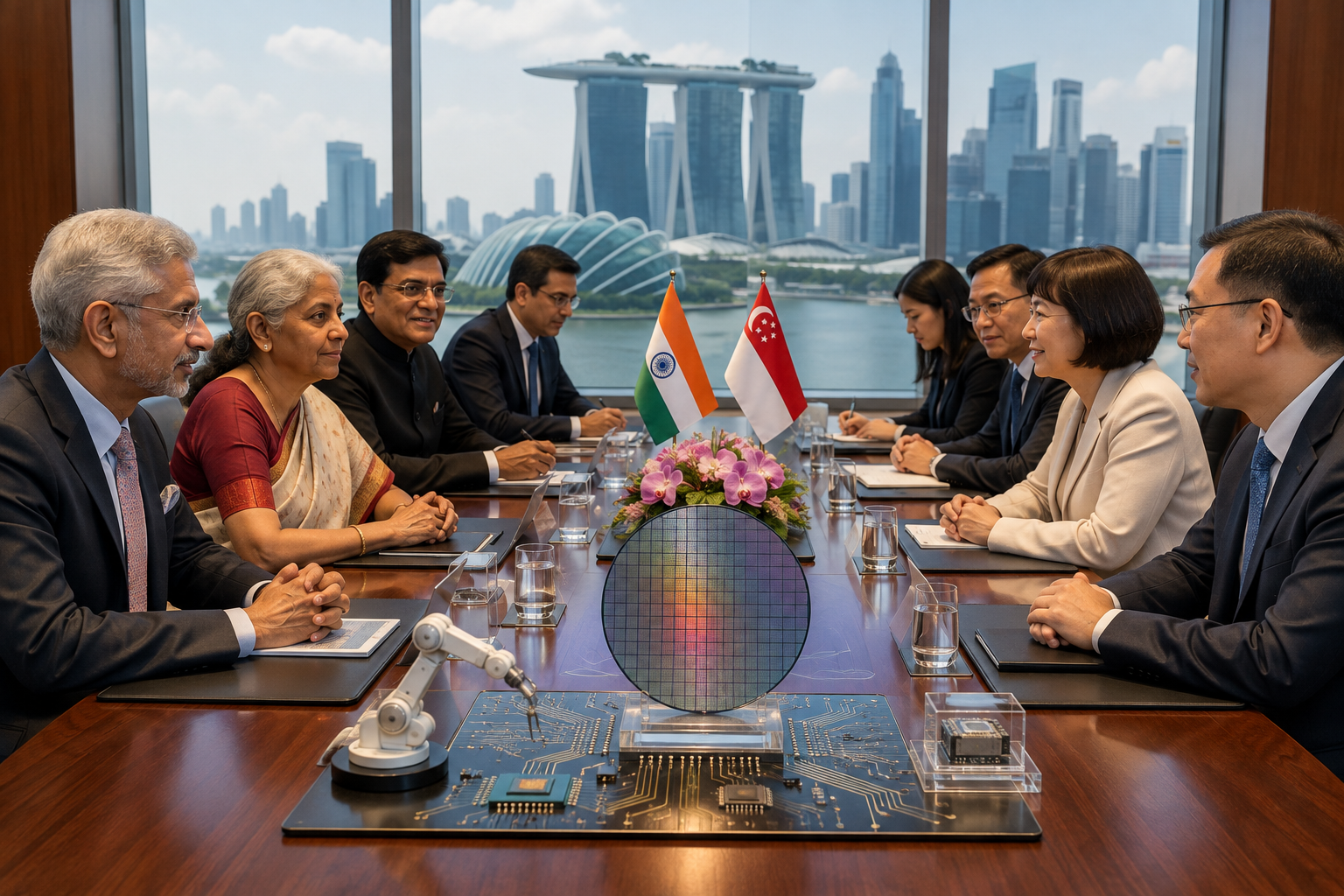 India, Singapore Deepen Tech Cooperation