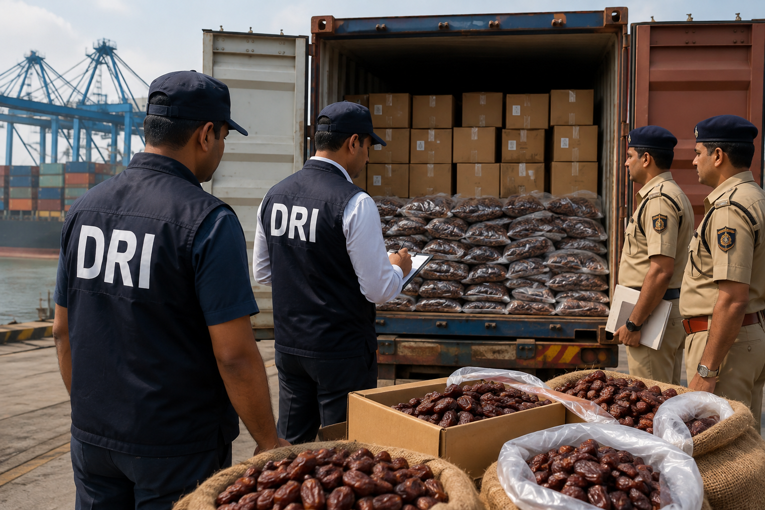 DRI Seizes Pakistan Dry Dates