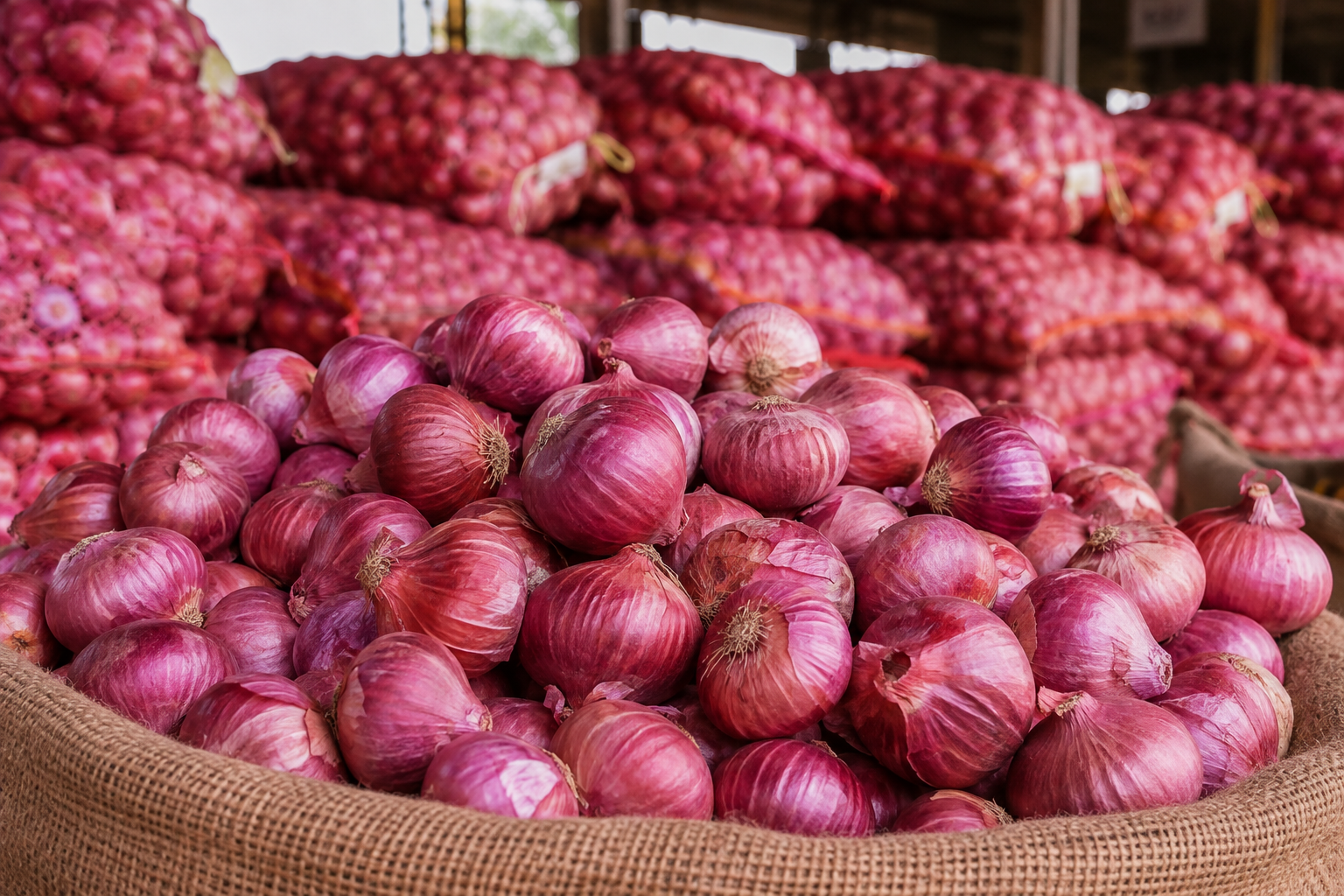 Onion Prices Jump 25% in Mandis