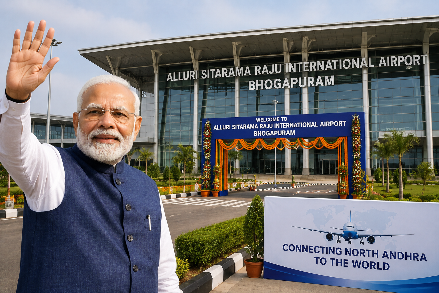 PM Opens Bhogapuram Airport