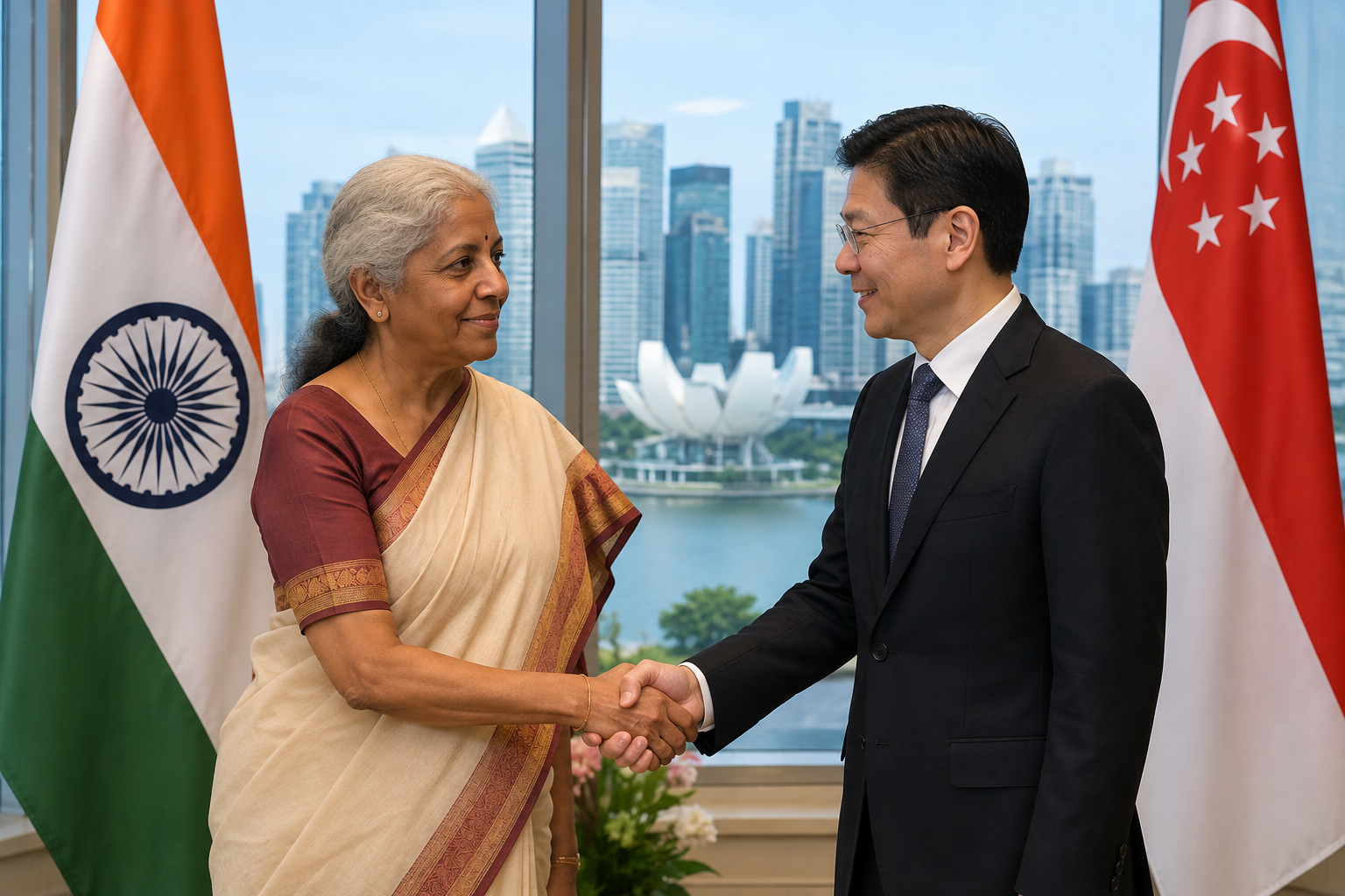 Sitharaman Leads Delegation to Singapore