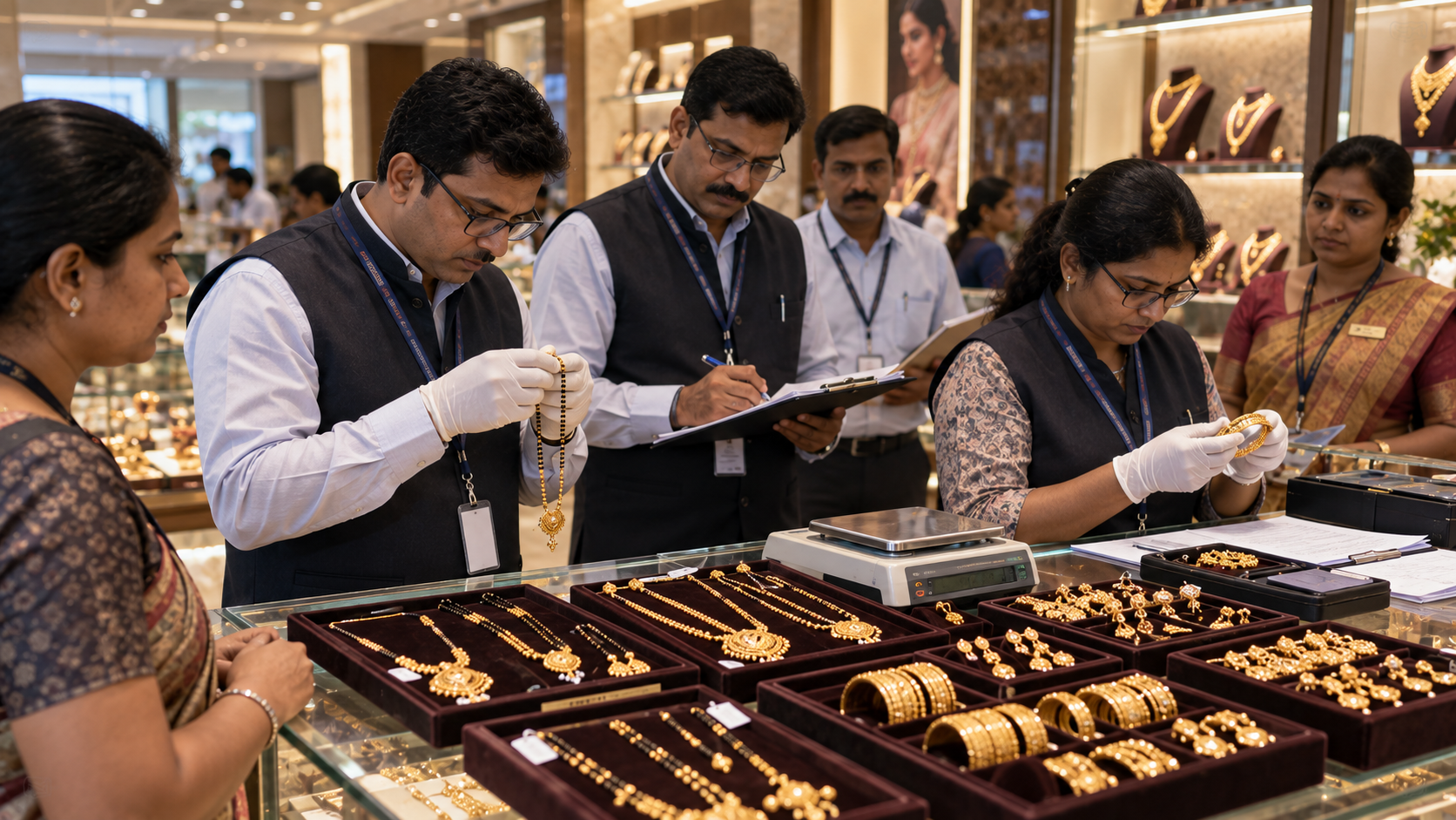 BIS Seizes Non-Hallmarked Gold Jewellery