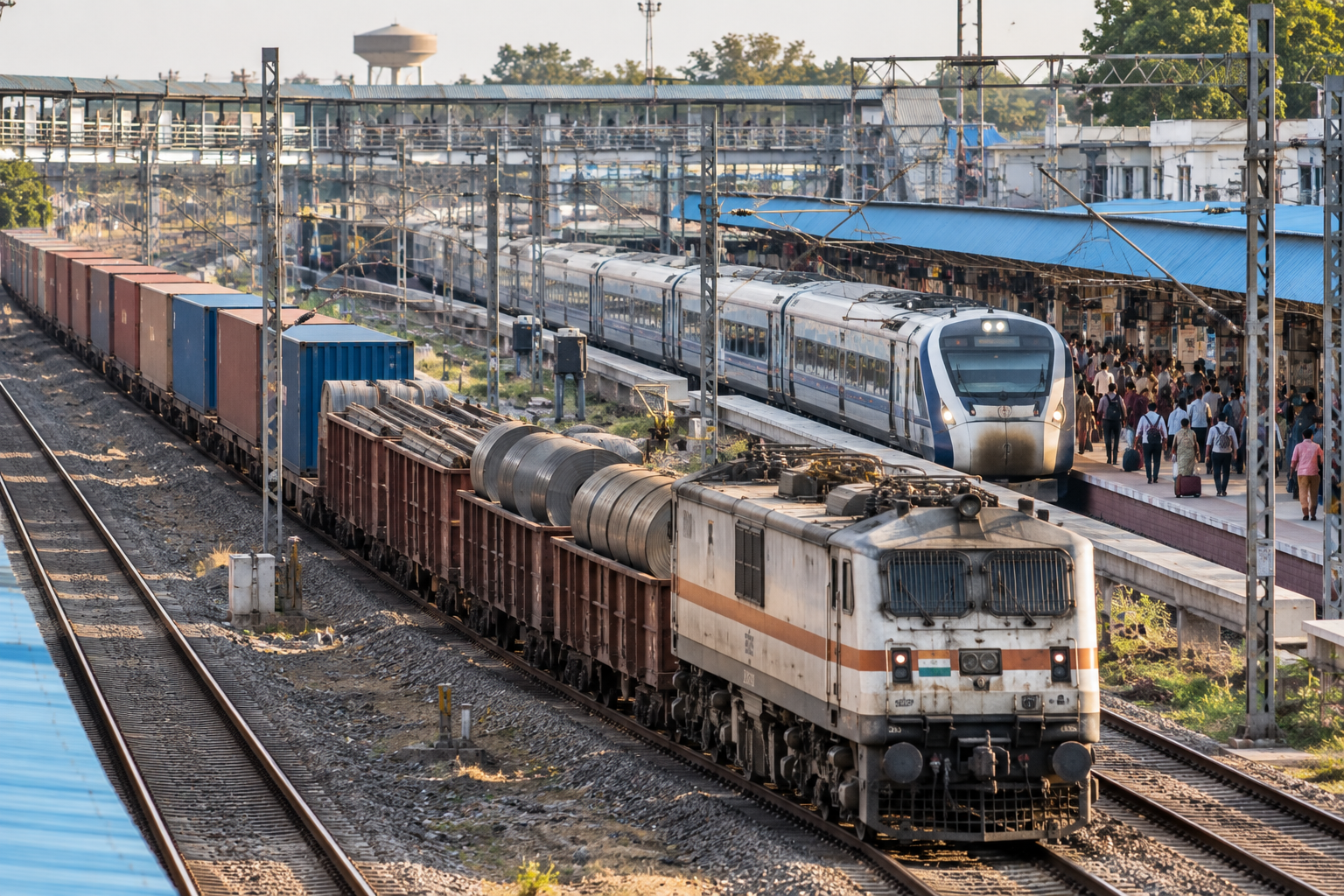 Railways Freight Loading Rises 5.4% in August