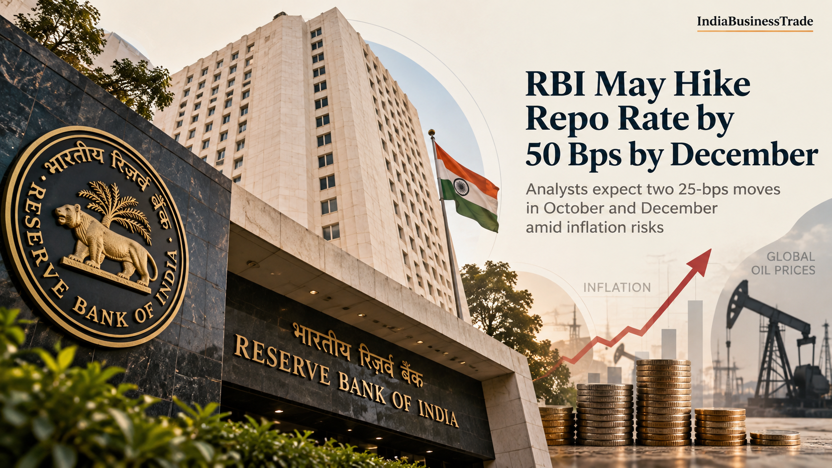 RBI May Hike Repo Rate 50 Bps