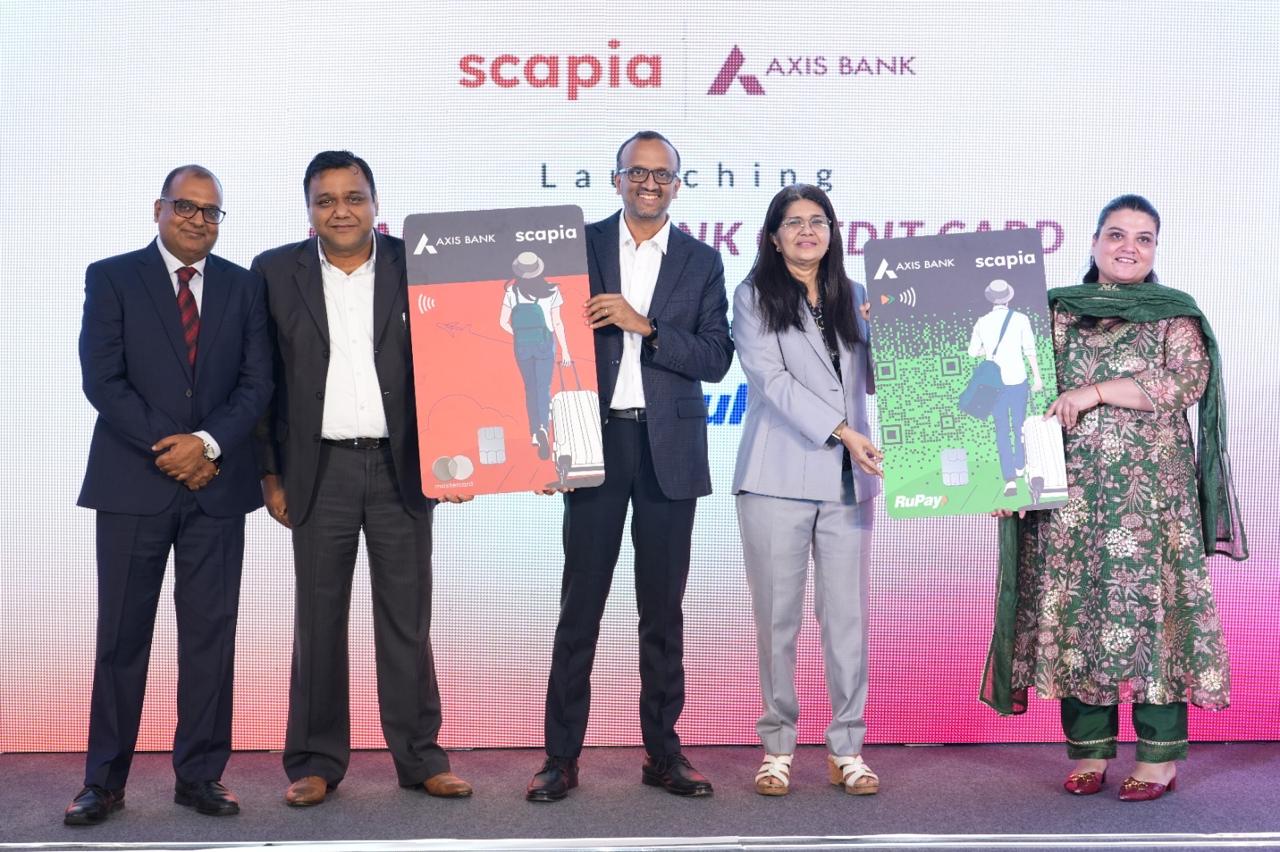 India’s Travel-First Consumers Get New Co-Branded Card From Axis Bank, Scapia