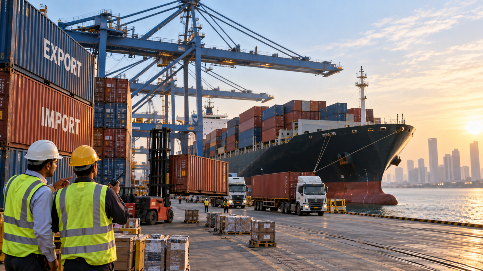 India Exports Rise 11.4% in August
