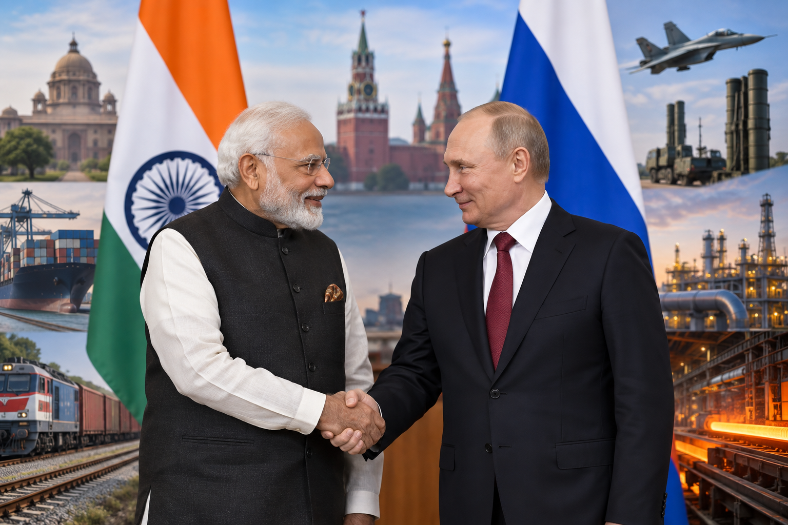 India-Russia Eye $100 Billion Trade