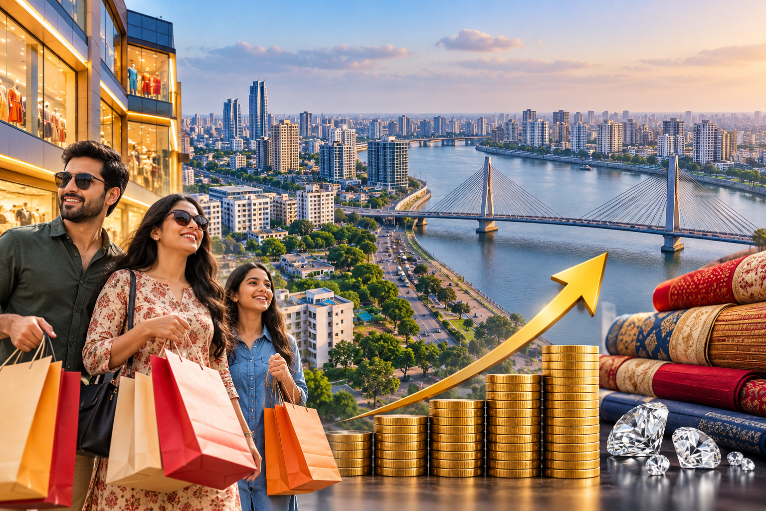 Surat Emerges as Spending Hub