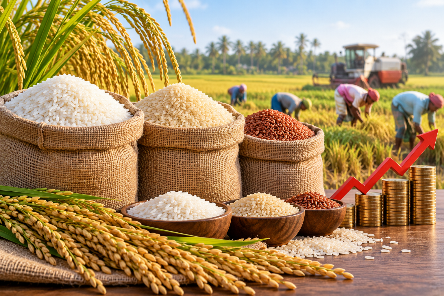Premium Rice Prices Surge 50%
