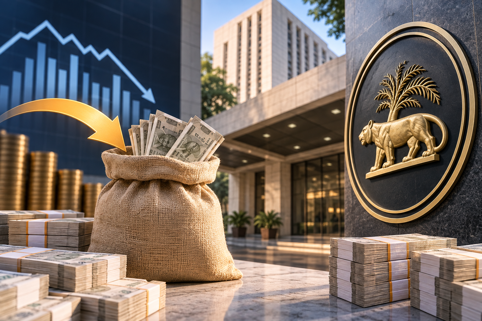 RBI Absorbs ₹6 Lakh Crore Liquidity