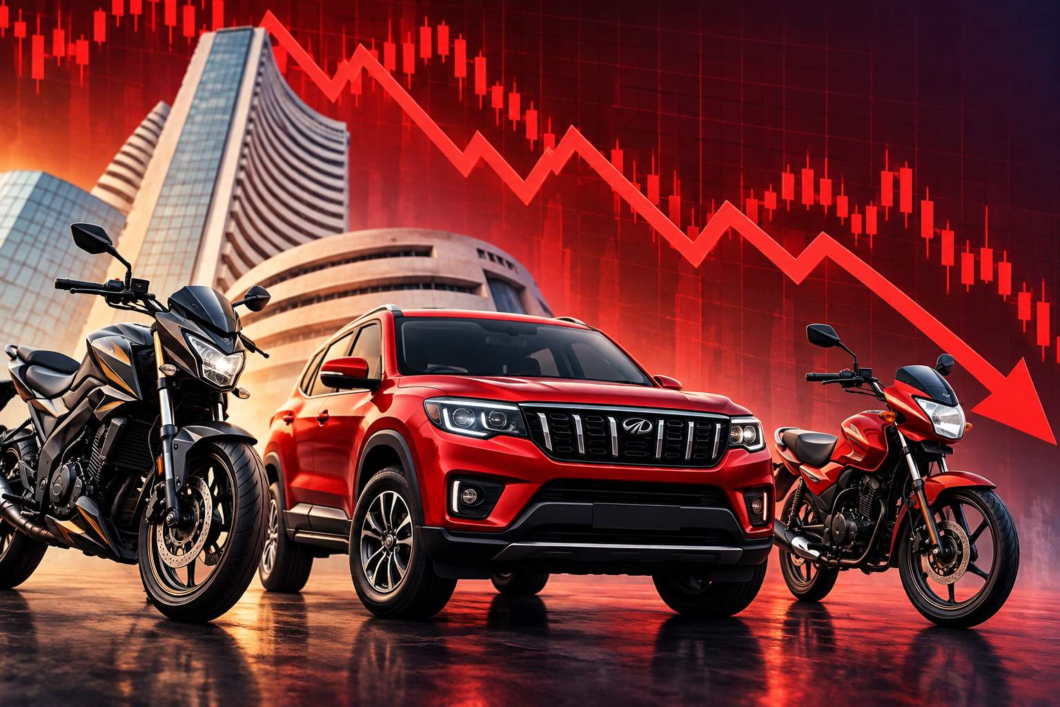 Auto Stocks Skid Up to 6%